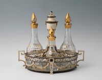 An 18th century Dutch oil and vinegar / cruet set - image 2