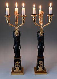 A pair of decorative candle holders - image 5