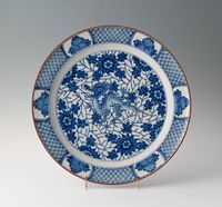 A decorative 18th century Delft dish - image 1