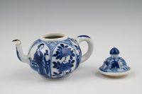 A miniature Chinese porcelain teapot. - image 6