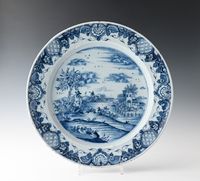 A beautiful Delftware dish - image 1
