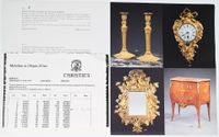A pair of  ormolu bronze and patineted Empire candle sticks - image 7