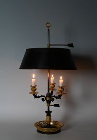 Une belle lampe bouillotte Empire française - image 4