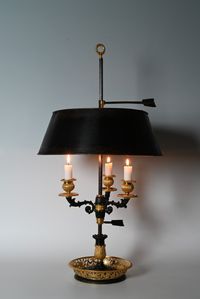 Une belle lampe bouillotte Empire française - image 2