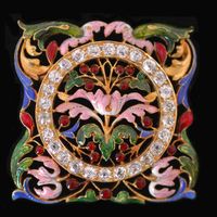 Renaissance revival brooch - image 1