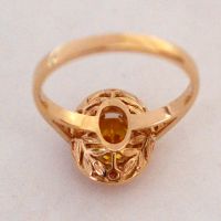 Fancy colour diamond ring - afbeelding 3
