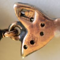 Diamant en opaal oorbellen - afbeelding 3