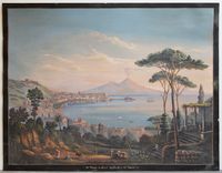 Pair Grand Tour views of Naples - image 3
