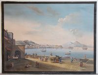 Pair Grand Tour views of Naples - image 4