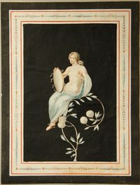 Set of eight gouache drawings - image 8