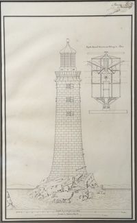 J.F. Malinvaud: study drawings of the Eddystone Lighthouse - image 3