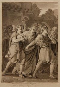 Jacques Kuyper: study drawing for 'Censor Cato' - image 2