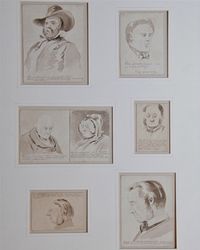 Pieter van Loon: seven small drawings 'Character Studies' - image 1