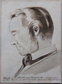 Pieter van Loon: seven small drawings 'Character Studies' - image 5