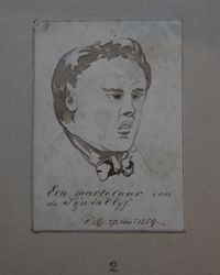 Pieter van Loon: seven small drawings 'Character Studies' - image 6