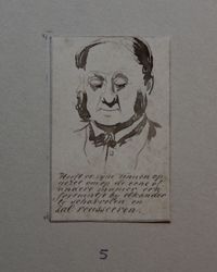 Pieter van Loon: seven small drawings 'Character Studies' - image 7