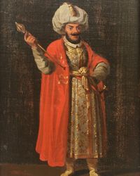 Portraits of a Sultan and a Chinese calligrapher - image 1