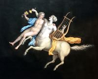 Maestri: Grand Tour gouache of Centaur of the Villa Cicero - image 4