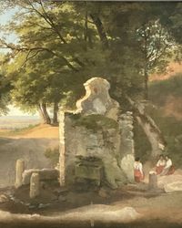 Gustaf Palm: A well near Ariccia - image 1