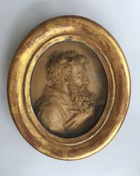 Wax profile portrait of Saint Paul - image 1