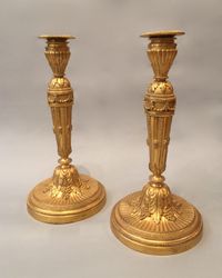 Pair neoclassical ormolu flambeaux - image 3