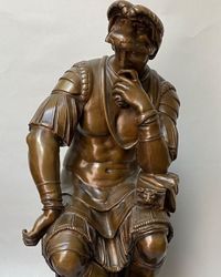 F. Barbedienne: Lorenzo de'Medici naar Michelangelo - afbeelding 1