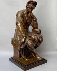 F. Barbedienne: Lorenzo de'Medici naar Michelangelo - afbeelding 3