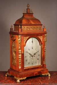 An impressive mahogany table clock by James Crossley London, circa 1780.  - image 1
