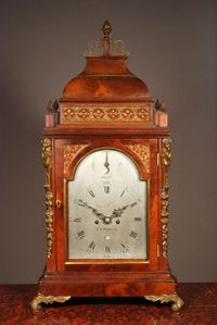 An impressive mahogany table clock by James Crossley London, circa 1780.  - image 2