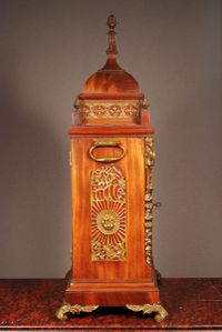 An impressive mahogany table clock by James Crossley London, circa 1780.  - image 3
