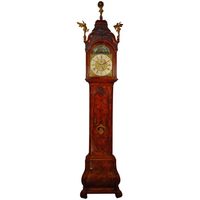 A Dutch Amsterdam burr walnut longcase clock with ships automaton N. Weylandt circa 1750 - image 1