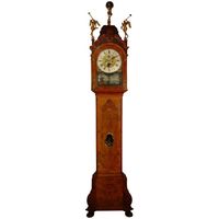 A Dutch burr walnut longcase clock with rare ‘swing automaton’ by M. Buys Amsterdam, circa 1775.  - image 1
