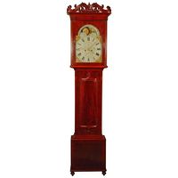 A Welsh mahogany longcase clock with moonphase W. Rowland Pwllheli circa 1830 - image 1
