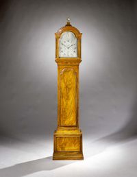 Een fraaie Engelse mahonie staande klok Dwerrihouse Berkley Square London circa 1780 - afbeelding 2