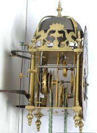 A small French alarm lantern timepiece, by Le Doux, circa 1730 - image 6