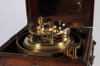 Een Engelse palissander 56-uurs chronometer, door Joseph Sewill, omsteeks 1870 - afbeelding 7