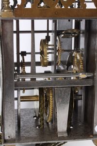 A French iron and brass alarm lantern clock, by Rouelle, circa 1725 - image 5