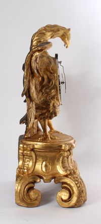 A decorative South German parcel gilt sculptural table clock, circa 1730. - image 5
