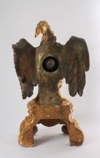 A decorative South German parcel gilt sculptural table clock, circa 1730. - image 4
