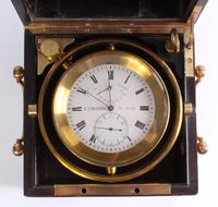 A good French mahogany 2-day chronometer, by E. Thomas, circa 1870 - image 1