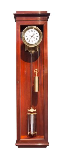 An attractive French mahogany wall regulator of month duration, attr. to Rodanet circa 1840. - image 1