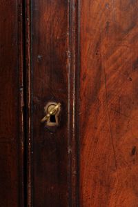 A French late Empire mahogany wall cupboard with marble top, circa 1840 - image 6
