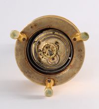 A rare South German ormolu crucifix clock, by Joseph Patzelt, circa 1820 - image 4