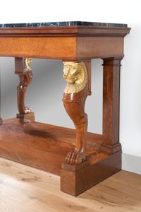 A French Empire mahogany ormolu marble console by Jacob Desmalter - image 2