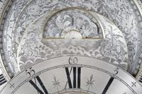 A rare Dutch burr walnut longcase clock with planisphere dial by Andries Vermeulen, Amsterdam, circa 1730 - image 5