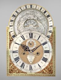 A rare Dutch burr walnut longcase clock with planisphere dial by Andries Vermeulen, Amsterdam, circa 1730 - image 2