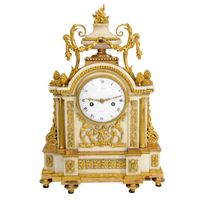 A French Louis XVI ormolu mounted marble mantel clock, circa 1780 - image 1