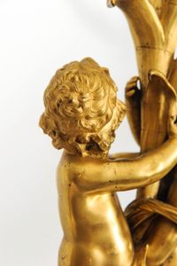 A pair of large gilt bronze and marble figural lamps attributed to E.F. Caldwell, circa 1900 - image 3