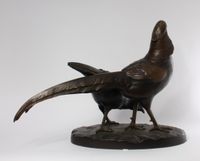 A pair of pheasants, patinated bronze by Julius Schmidt Felling (1895-1930) - image 3