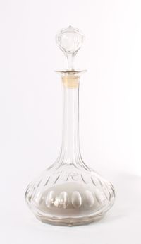 A cut-glass decanter with musical mechanism, circa 1880 - image 1
